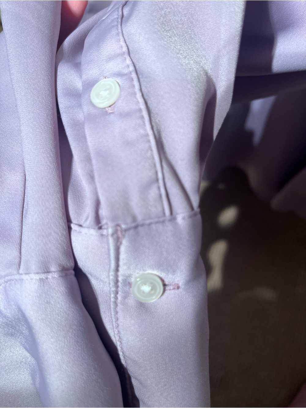 2 banana republic silky classic shirts - xxl - lavender and periwinkle - Picture 13 of 16